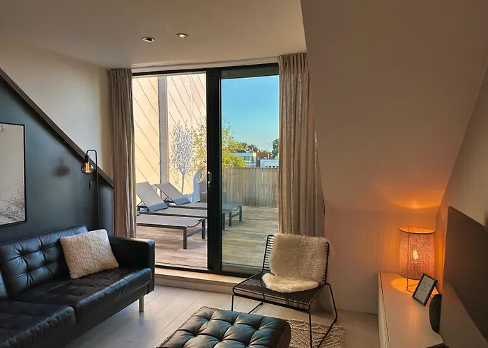 Penthouse With Airconditioning And Big Terrace, Close To Gent Sint-Pieters Station And City Centre