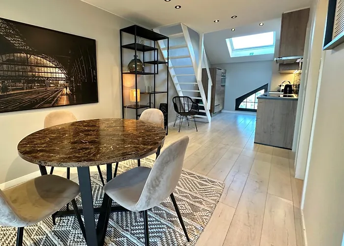 Penthouse With Airconditioning And Big Terrace, Close To Gent Sint-Pieters Station And City Centre